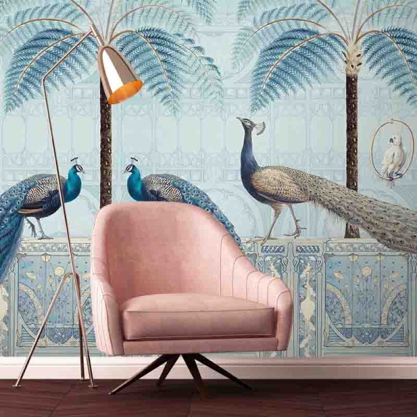 Chinoiserie birds palace diamond andreahaase roomset