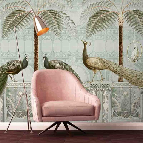 Chinoiserie birds palace royal andreahaase roomset