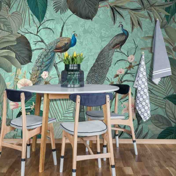 Thepeacockjungle tropical andreahaase roomset