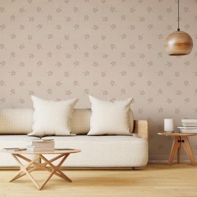 Whimsical Branches Beige - LayerPlay Wallpaper