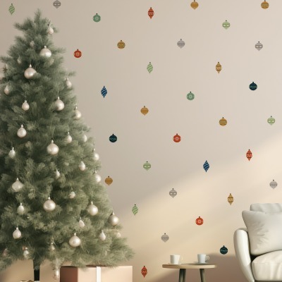 LayerPlay Fabric Decals - Ornament Jingles