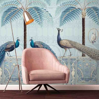 Chinoiserie birds palace_diamond_andreahaase_roomset